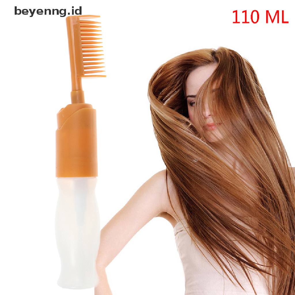 Beyen 110ML Pewarna Rambut Botol Isi Ulang Aplikator Sisir Dispensing Salon Styling Tool ID