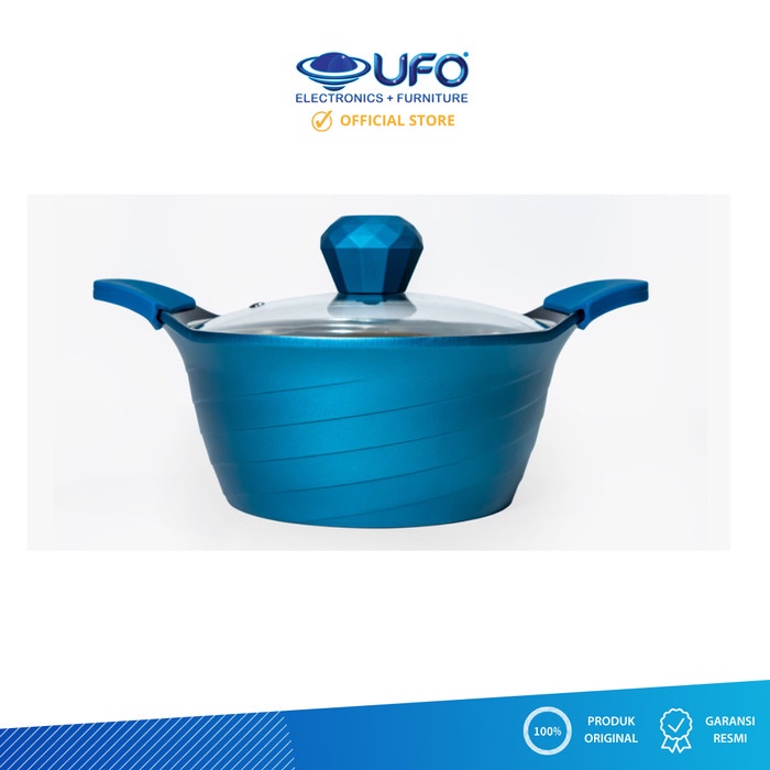 Kedawung Chefina Marino Casserole 20 cm Ceramic Coating  MARINOCASSEROLE20CMCERAMIC