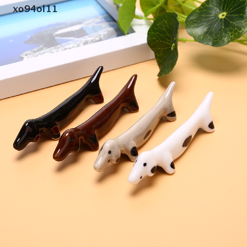 Xo Lucu Retro Keramik Dachshund Dog Tableware Frame Dekorasi Meja Makan  Ol