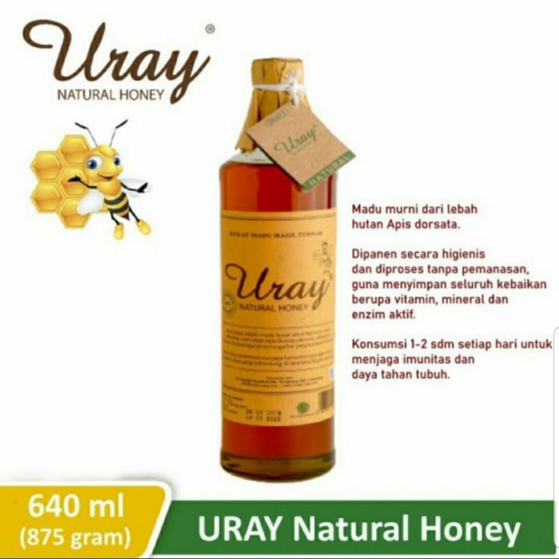 

MADU URAY Original Natural Honey | 840gr/640ml