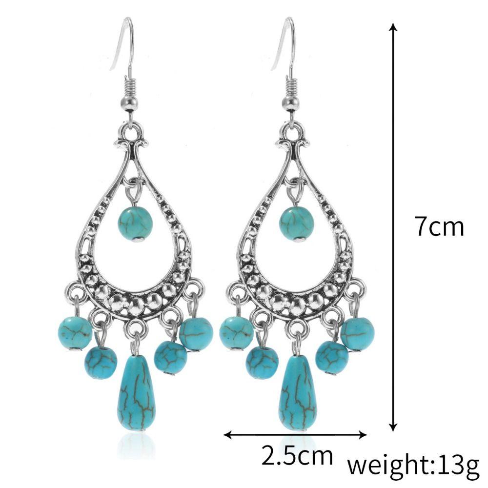 Lily Earrings Set Perhiasan Teardrop Wanita Klip On Hoop Menjuntai Earrings Sets