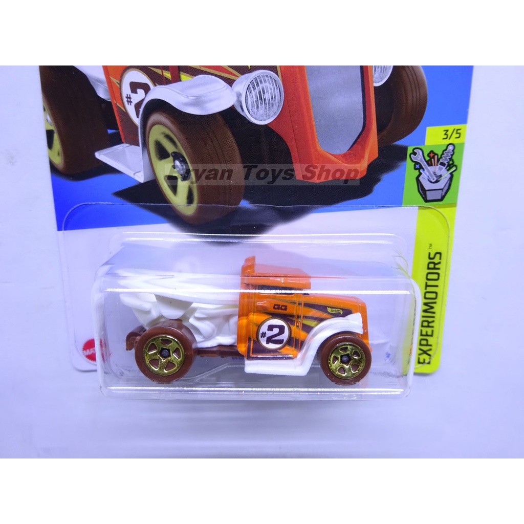 Hot Wheels Gotta Go Orange Putih