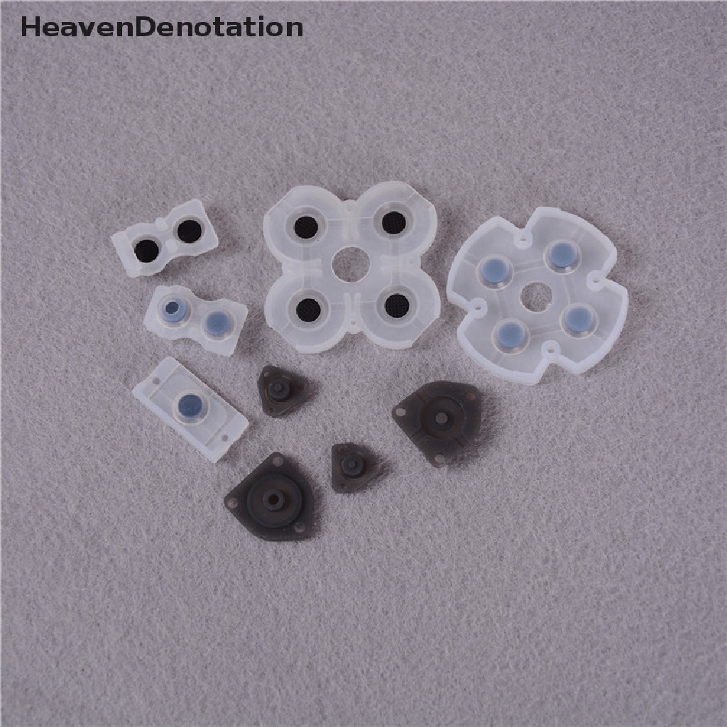 [HeavenDenotation] 9pcs/set Controller Pengganti D-Pad Karet Konduktif Untuk PS4 Controller HDV