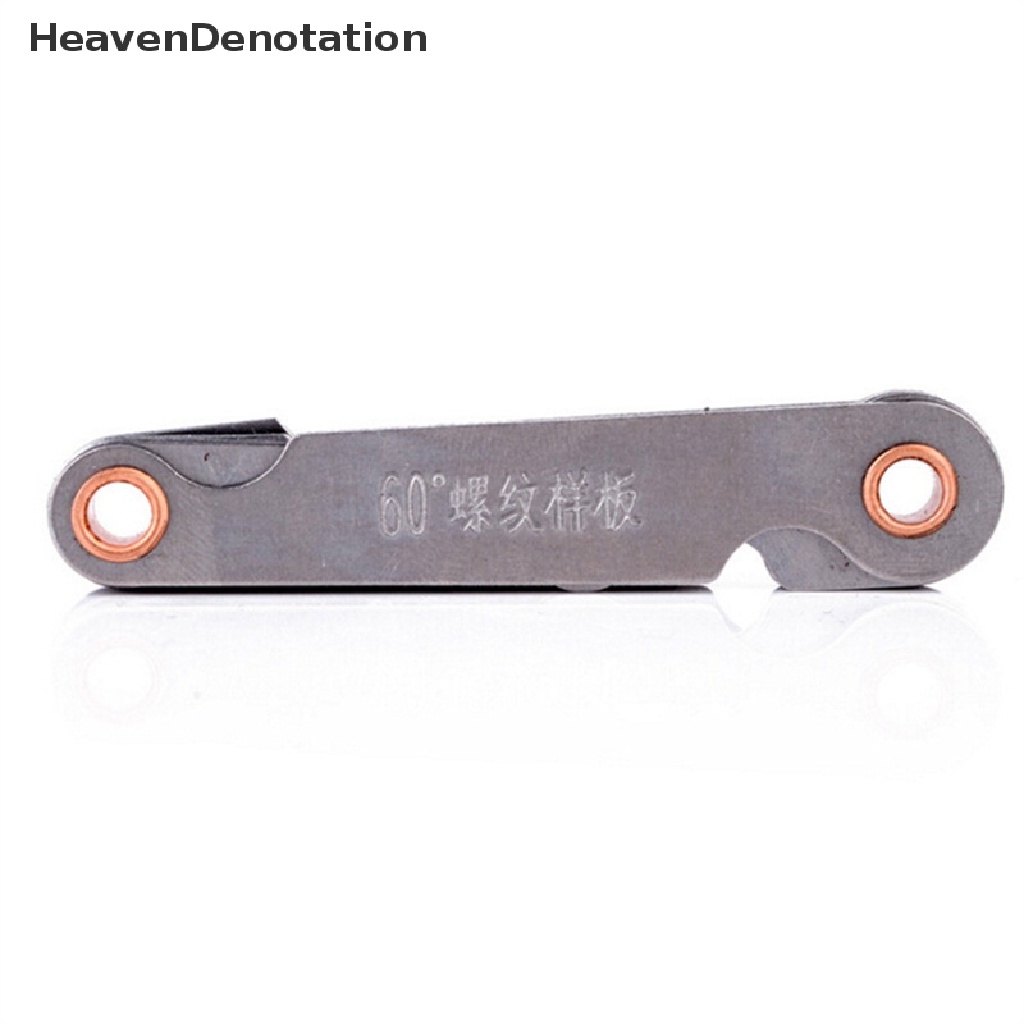 [HeavenDenotation] Terbaik Mata Pisau Benang 60derajat Screw Pitch Gage Gauge Dual Head Measure Tools HDV