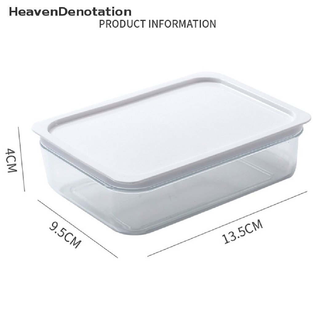 [HeavenDenotation] Kulkas Fresh-Keeping Box Lunch Box Tempat Penyimpanan Makanan Buah Daging Organizer HDV