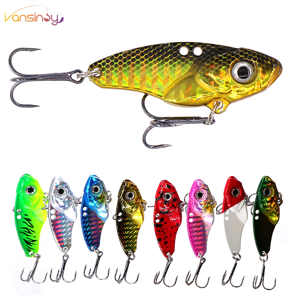 Umpan Sendok Pancing 5g/7g/10g/15/20g Metal Spinner Spoon Blade Untuk Bass VIB Crankbait Swimbait Untuk Bass Air Tawar Air Asin Long Casting Jigging Spoons