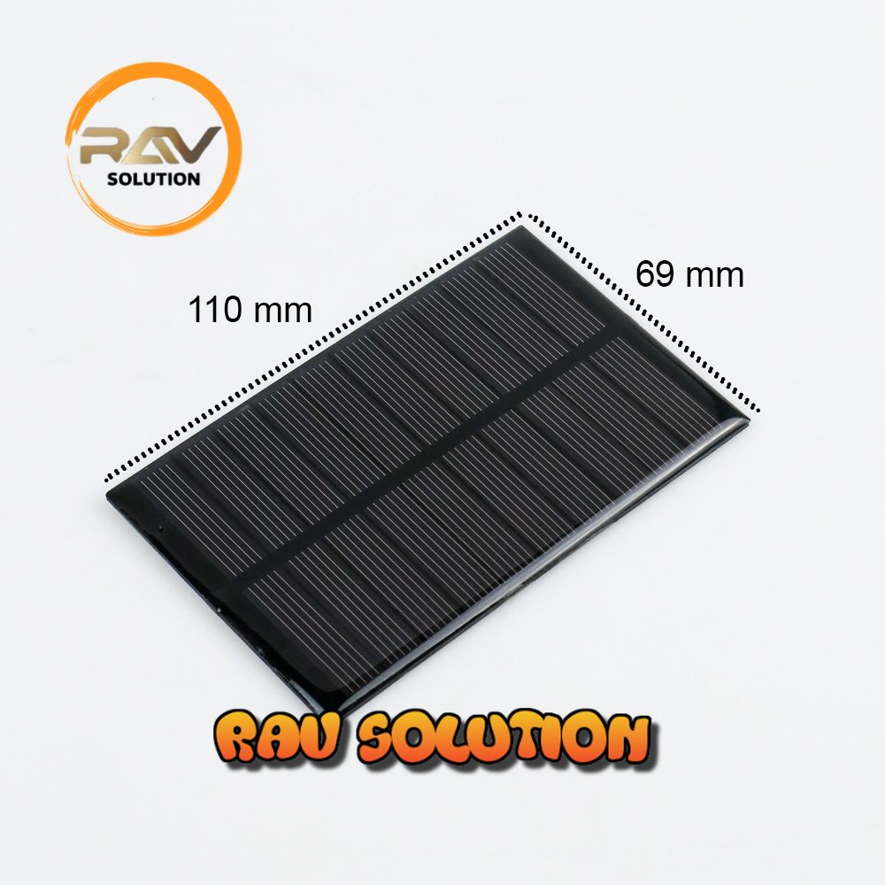 DIY Mini Solar Panel for Smartphone &amp; Powerbank - 5V 1.1W 220MA - SET A RAV SOLUTION