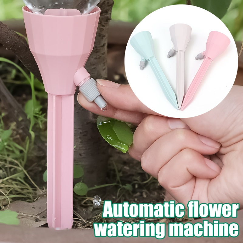 Penyiram Otomatis Tipe Plug-in Kreatif/Alat Self Watering Plastik Mini/Alat Irigasi Tetes Pot Bunga Taman Indoor