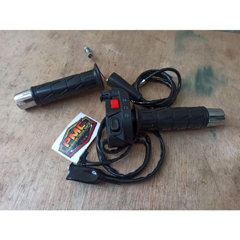 DOMINO GAS SPONTAN MODEL KSR SET HANDGRIP KAZE JALU STANG PCX FU