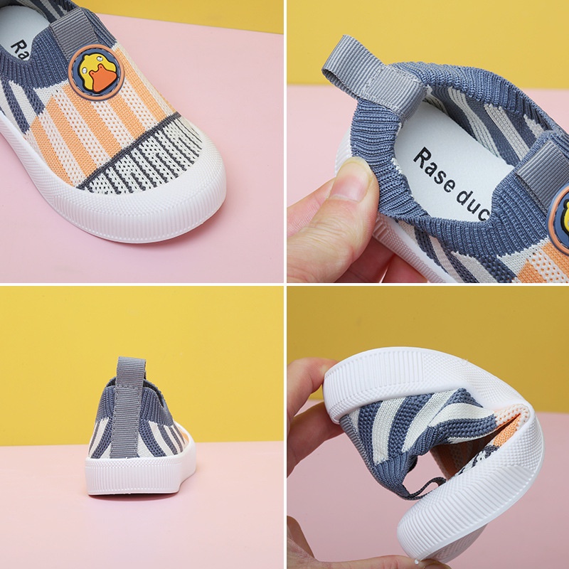 GROSIRTAS LV0233 Sepatu Sneakers Anak Lucu Import   Motif IMP Duck Terbaru Sepatu Anak Laki-laki Perempuan Slip On