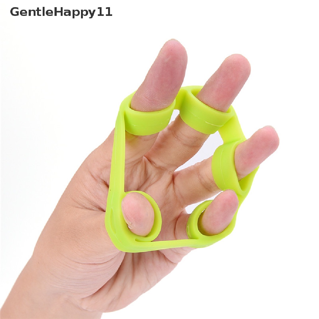 Gentlehappy Alat Pelatih Latihan Kekuatan Jari Tangan Grip Resistance Band Tension id