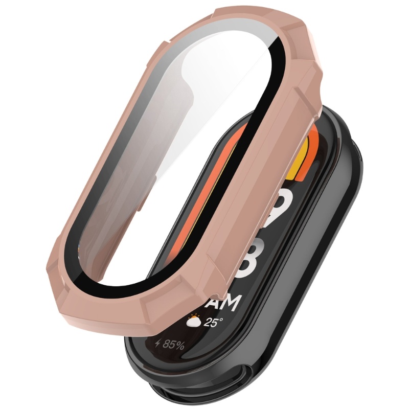 Cre Watch Bumper-Protective Case Pelindung Layar Untuk Mi-Band8 Tahan Debu Hard-Shell