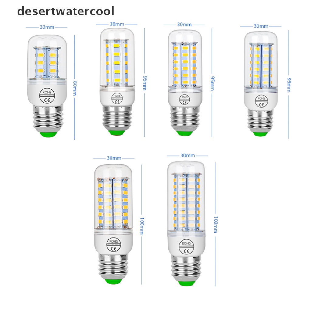 Deid E27 E14 7W 9W 12W 15W 20W 25W 5730 SMD Lampu Bohlam Jagung LED Cahaya warm white Martijn