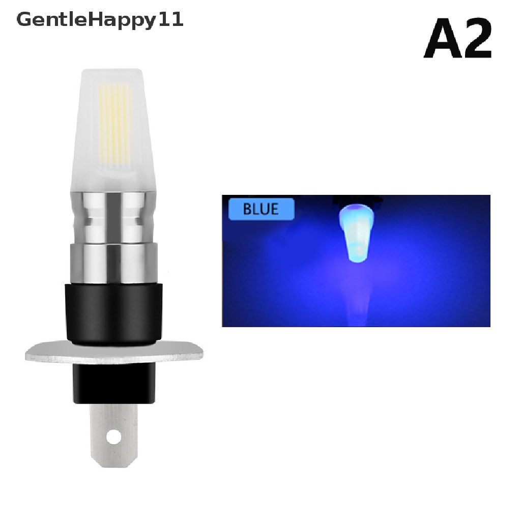 Gentlehappy Super Terang H1/H3 Lampu Kabut Depan Bohlam LED Mobil COB Light 12V 7warna Fog Light id