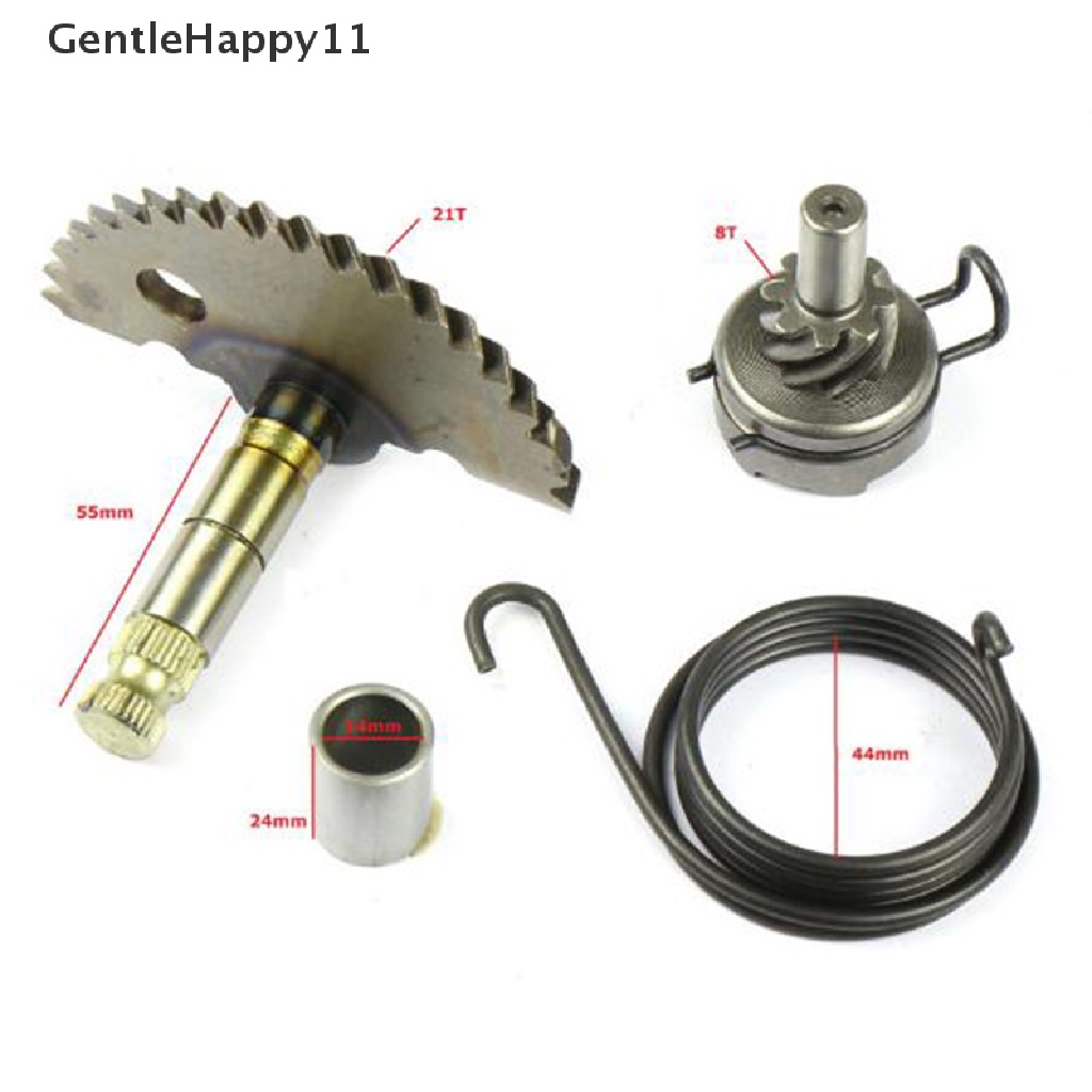 Gentlehappy Untuk 50CC GY6 139QMB Scooter ATV Kick Start Kit Lengkap Gear Shaft Spring Pinion id