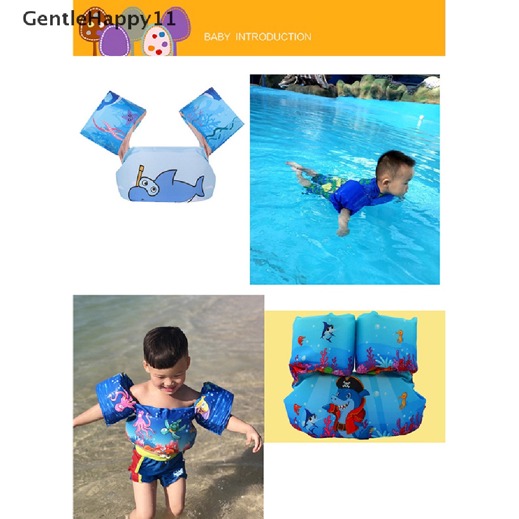 Gentlehappy Kartun Surfing Renang Ring Pool Bayi Anak Swimming Life Jacket Pelampung 2-7T id