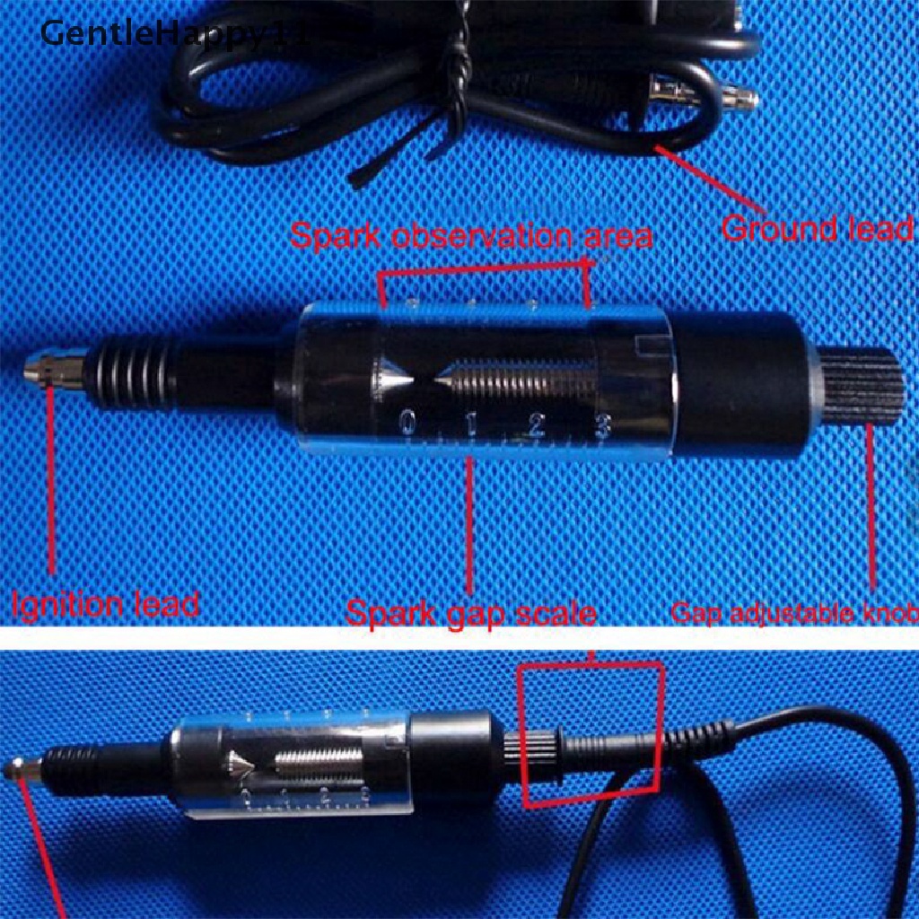 Gentlehappy Adjustable Auto Spark Plug Tester Coil Ignition System Alat Tes Diagnostik id