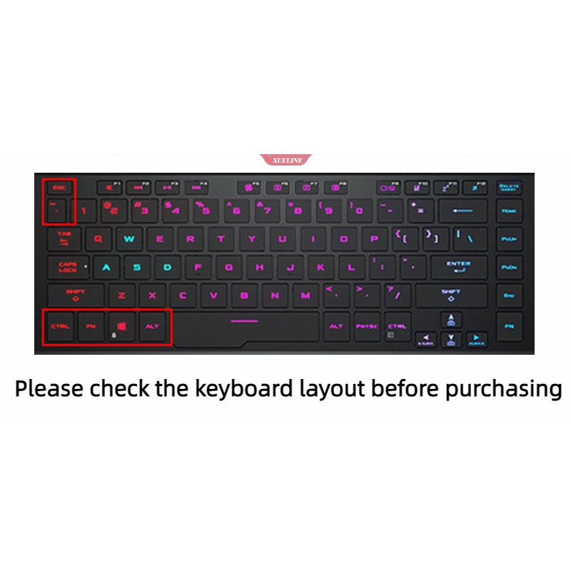 15.6 inch Laptop Tpu Silikon Keyboard Cover Pelindung Untuk Asus ROG Zypherus GA502I M GU502G GX502 [ZXL]