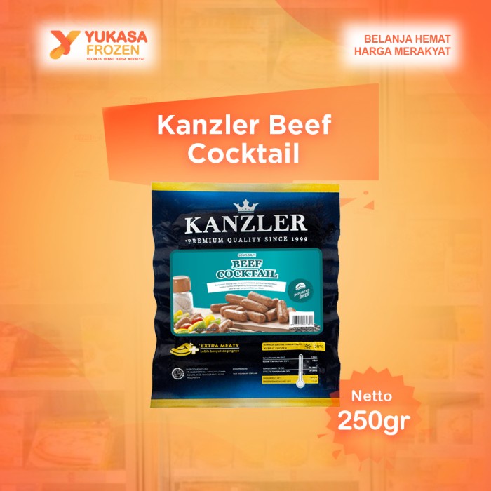 

Sosis Kanzler Beef Cocktail 250gr