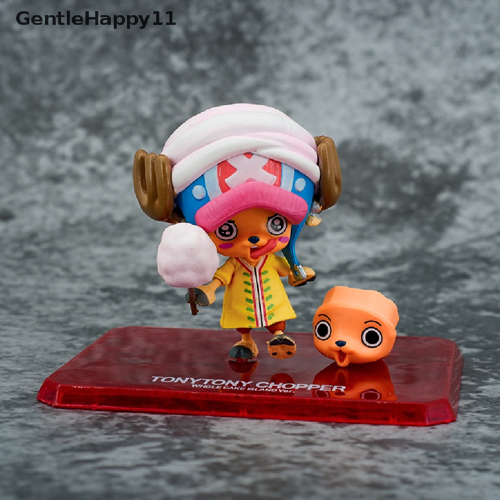 Gentlehappy One Piece Chopper Anime Figure Kawaii Action Figurine 7cm PVC Model Lucu Mainan id