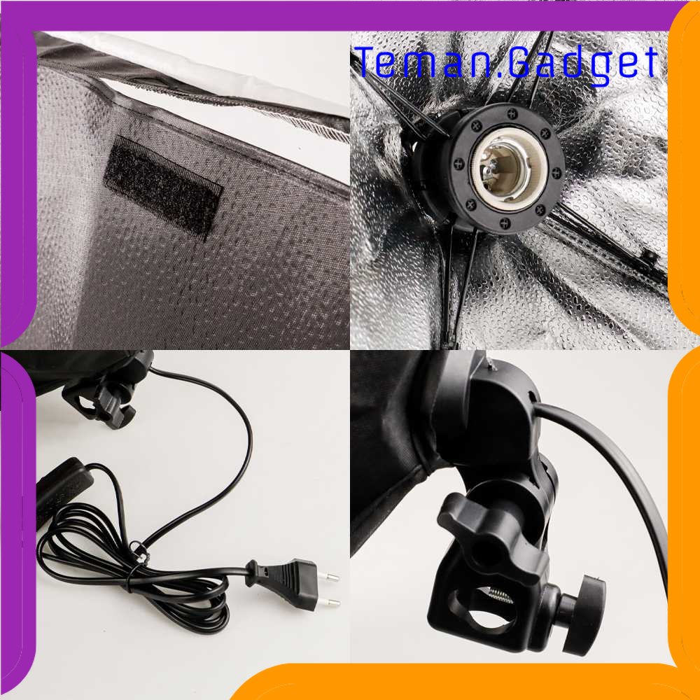 TG - KMR TaffSTUDIO Payung Softbox Reflektor 50x70cm E27 Single Socket - CL-RT50