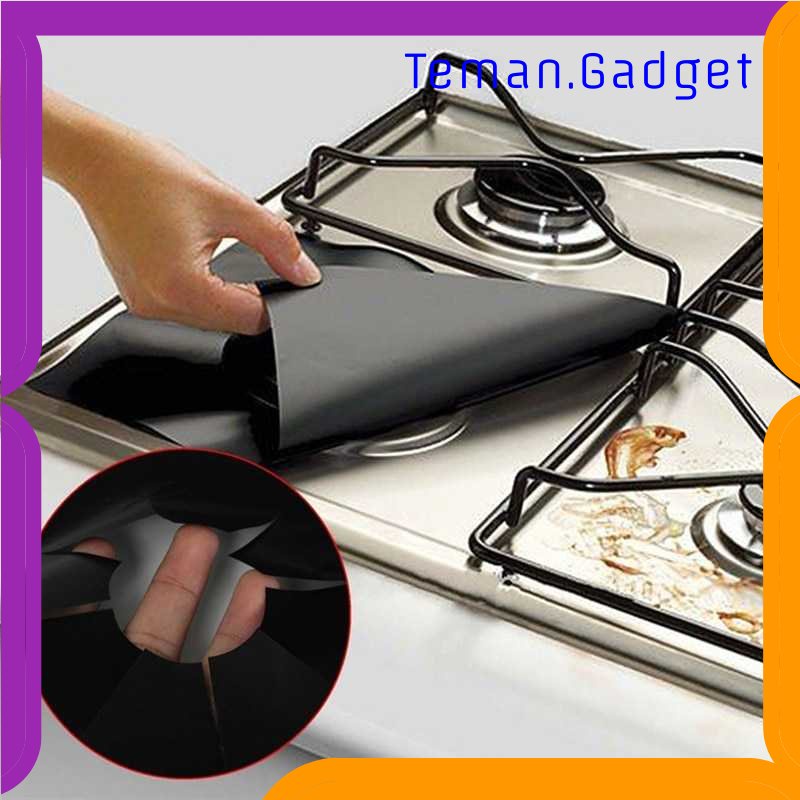 TG - DPR Alas Cover Kompor Reusable Stovetop Burner Protector 27x27cm 4PCS - CM-KW0288