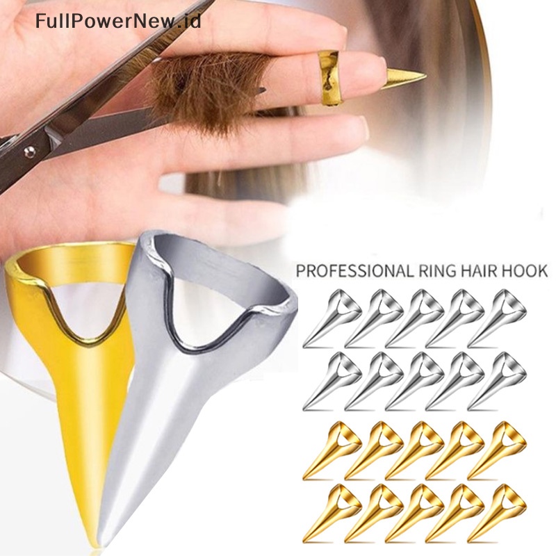 Power 10pcs Alat Selecg Rambut Bahan Metal Parg Ring Sisir Bagian Rambut Untuk Styling ID