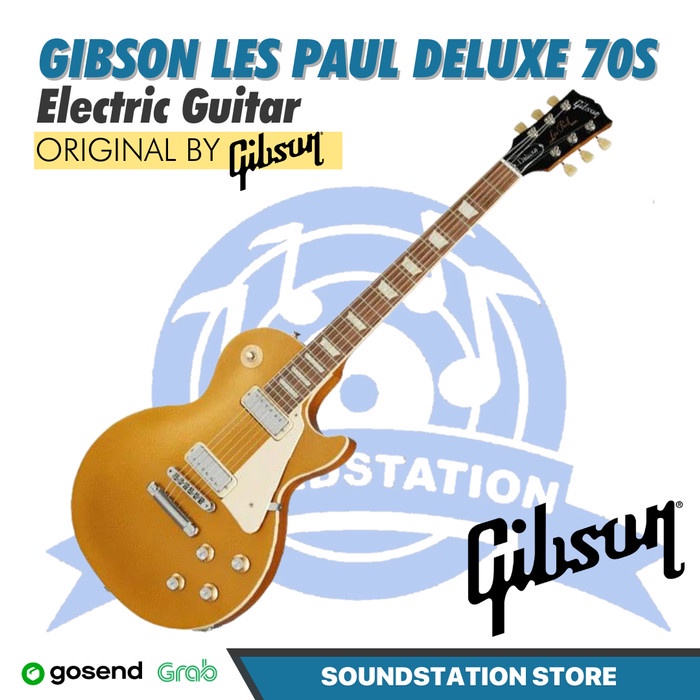 GIBSON LES PAUL DELUXE 70s | Gitar Listrik Elektrik Original + Case