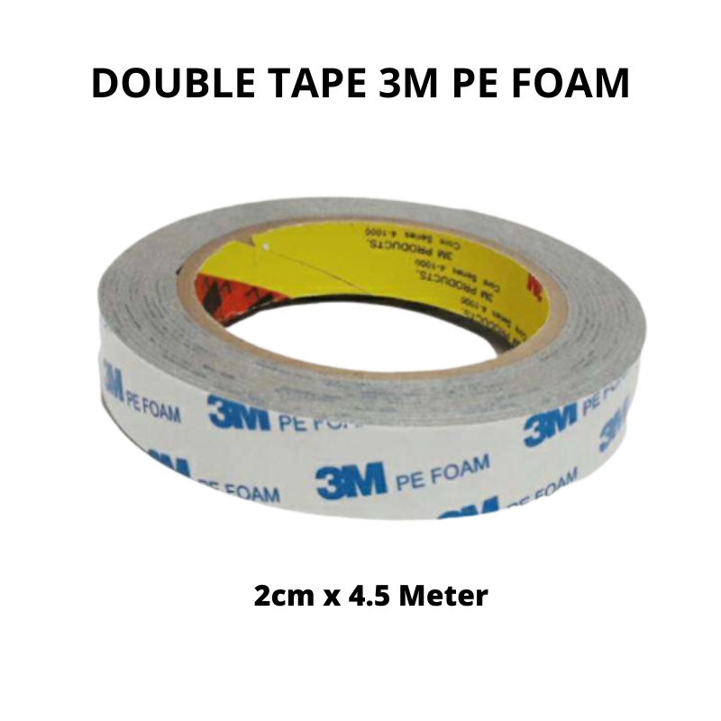 Double Tape 3M PE Foam Busa / 3M PE Foam Tape 2cm x 4.5 Meter