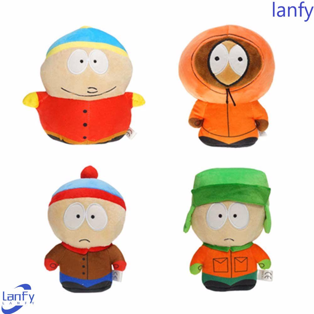 Lanfy The South Parks Lucu Lembut Boneka Hadiah Anak Kyle Kartun Cartman Game-Boneka Kenny Boneka Mewah