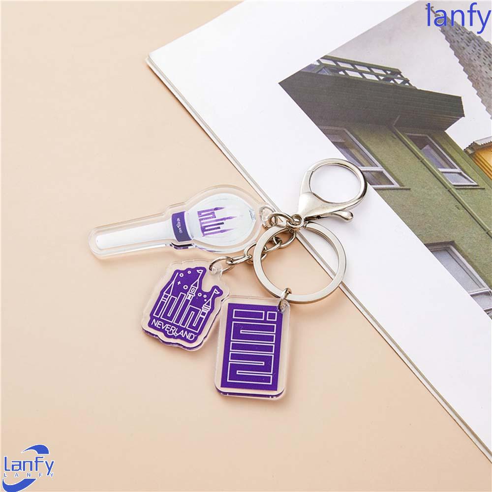 LANFY Cute Key Ring Enhypen Keyring Accessories Key Chain Txt Aespa Creative Pendant KPOP Star (G) I-DLE Fans Collection Gifts