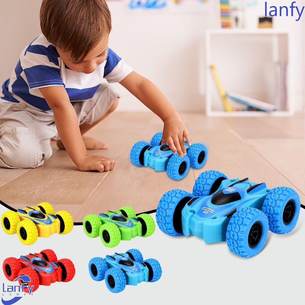 Lanfy Mainan Mobil Off Road Dua Sisi Bahan Plastik Untuk Anak Laki-Laki