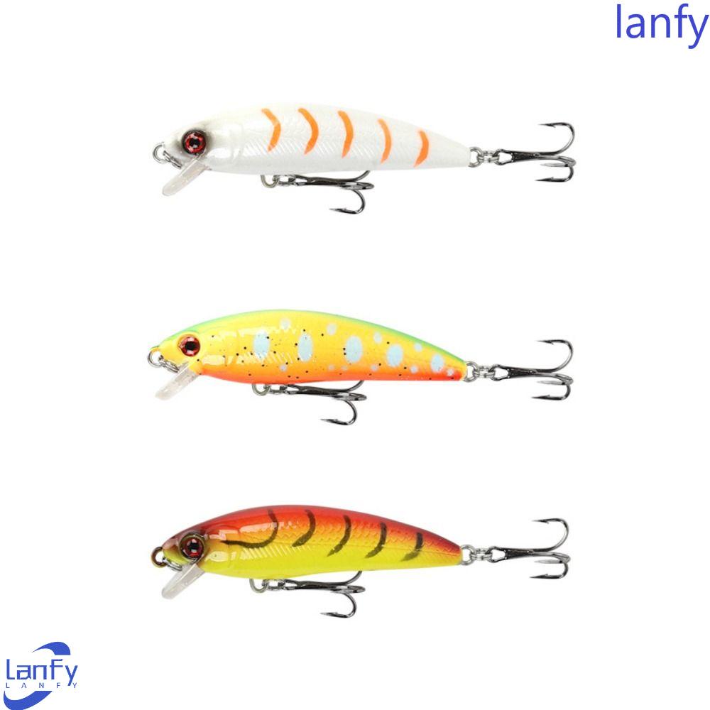 Lanfy Umpan Terbang 6cm Ikan Wobbler Buatan Lempar Panjang Alat Pancing Produk Fishing Lure Umpan Buatan