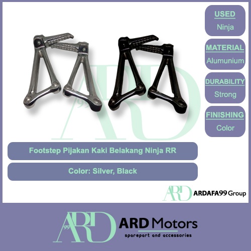 Footstep Postep Bostep Pijakan Kaki Belakang Ninja RR Alumunium CNC