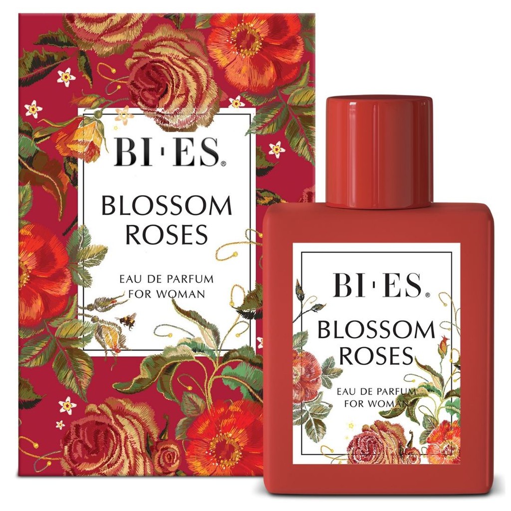 ❤ MEMEY ❤ BIES Bi.Es Blossom Roses Parfum Wanita EDP 100ml