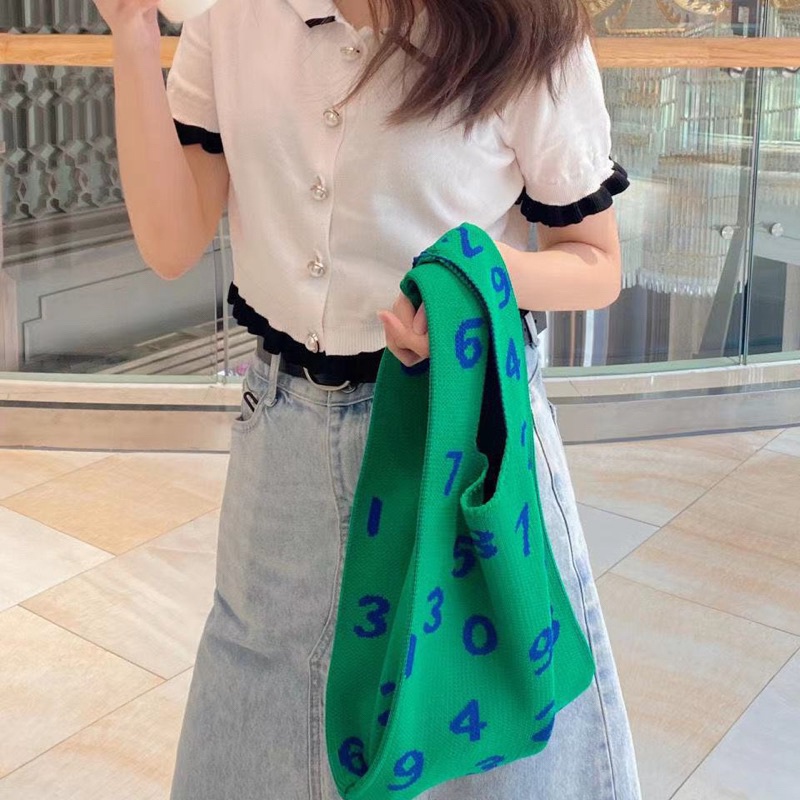 JOLINEOFFICIAL TOTE BAG KNITTED / FASHION KOREAN TOTEBAG / TAS BUFFOLOW KOREA / TAS WANITA VIRAL BKK / TAS BUFFALOW BANGKOK / PREMIUM HAND BAG BERMACAM MOTIF / TAS BANGKOK THAILAND IMPORT / RAJUT TOTEBAG / TAS KOREA KEKINIAN / BUFFOLOW READY 50 MOTIF