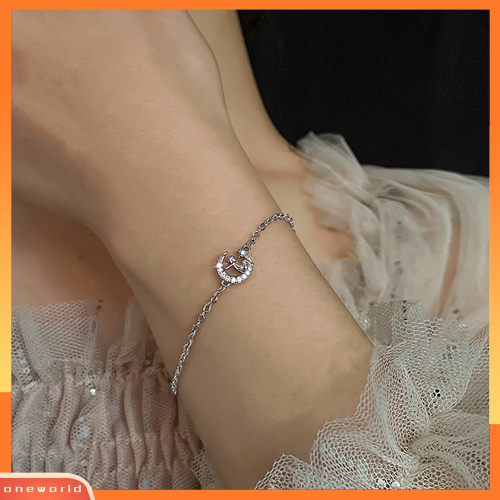 [EONE] Ladies Chain Bracelet Stylish Simple Dress Up Elegant Women Adjustable Gelang Pangeran Kecil Untuk Pacaran