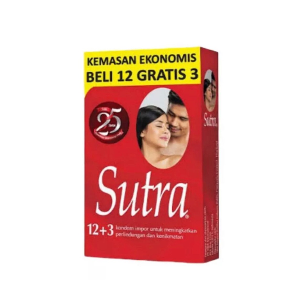 Kondom Sutra Merah Isi 12 Original