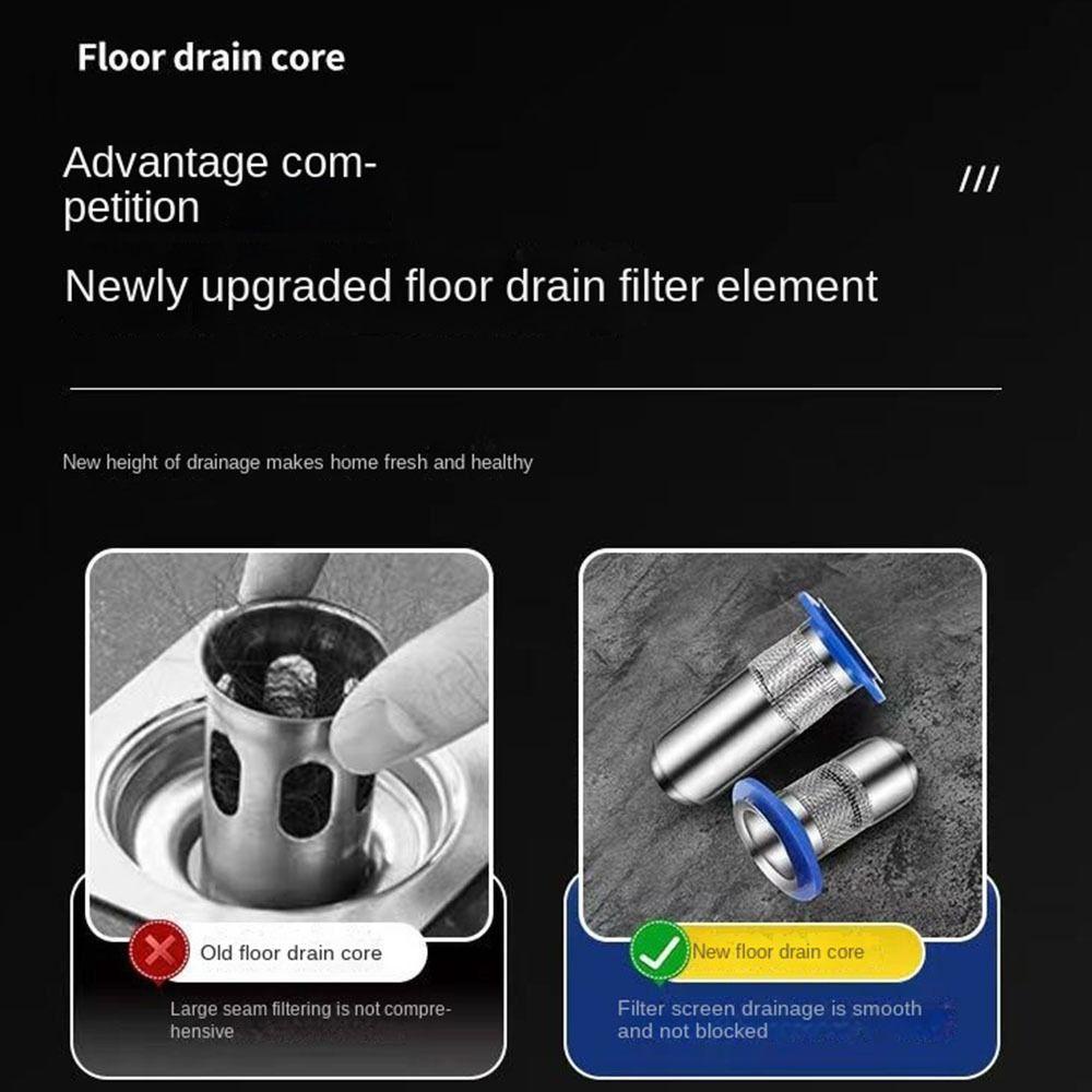 [Elegan] Deodorant Drain Core Anti Bau Seal Filter Kamar Mandi Katup Saluran Air Toilet Saringan Lantai Plug