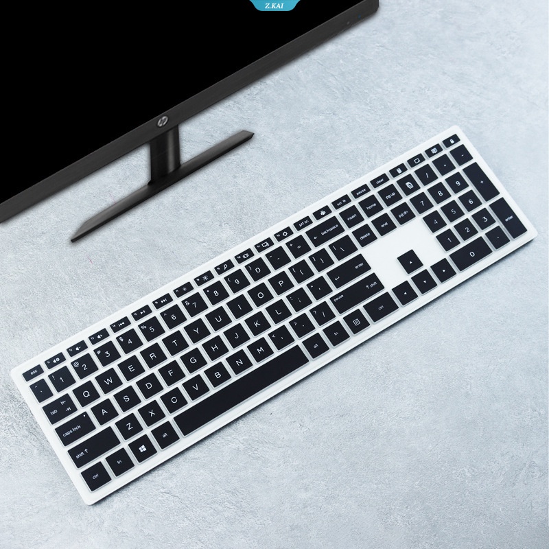 Cover Keyboard Komputer Untuk HP 17inch Serba HD 27-d074 Desktop 22-df010 Silikon Lembut Dan Nyaman Pelindung Kulit Film TPU Transparan Film Silicone Cover [ZK]