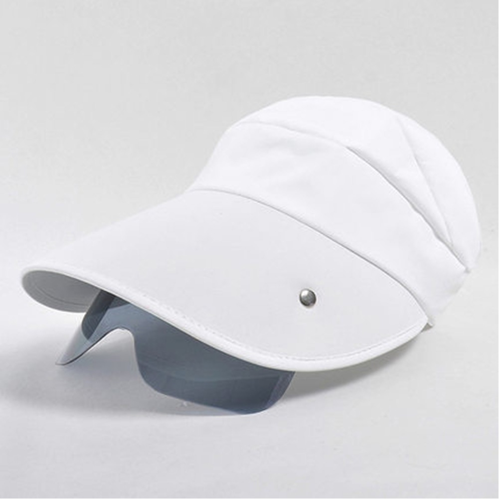 Topi Memancing Anti UV 1PC Warna Solid Ditarik Tarik Plat Tabir Surya Topi Naik Peneduh Matahari Pantai Keren Topi Santai Dengan Tali Serut