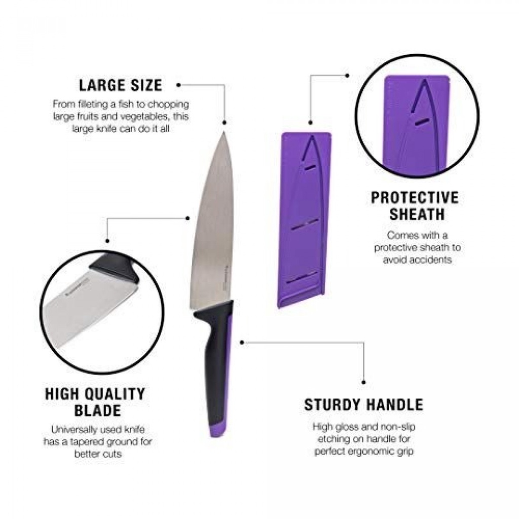 TChef Knife chef large pisau cover