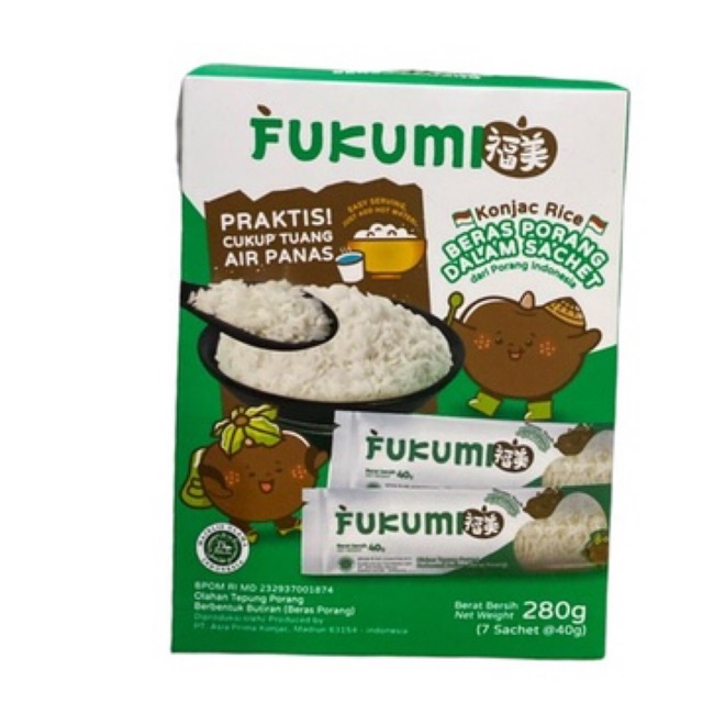 

Fukumi Beras Porang 280gr (CitraFood)