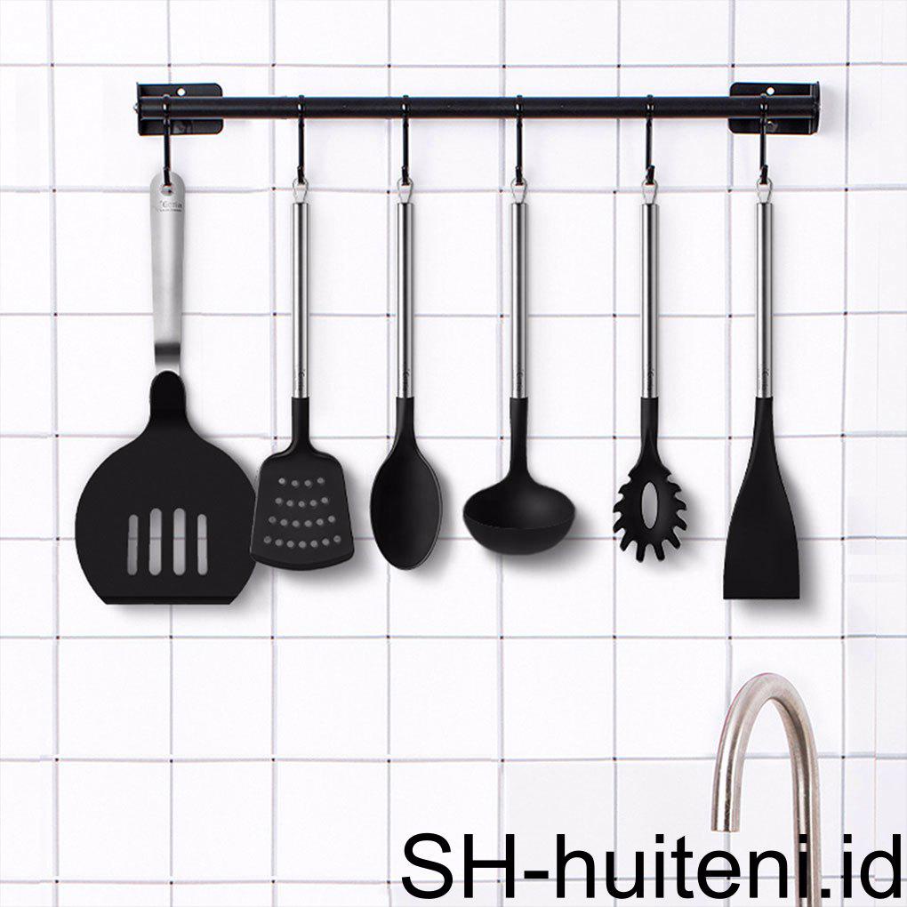 Turner Spatula Tahan Panas Peralatan Gagang Panjang Memasak Non-slip Untuk Dapur Restoran