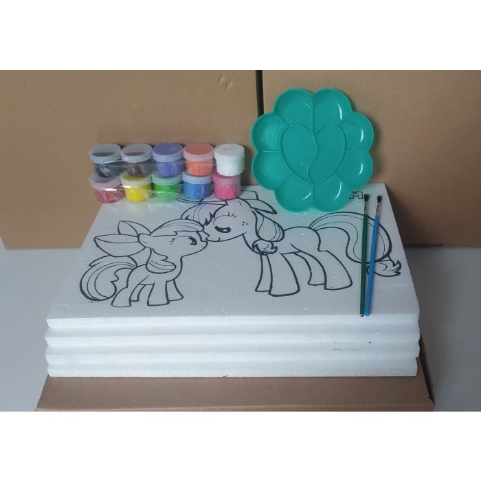 

Painting Kit Paket Melukis Anak Styrofoam - 1pcs, cew