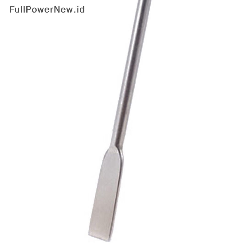 Power Stainless Steel Dual Head Spatula Mixing Stick Foundation Pencampuran Alat Make Up ID