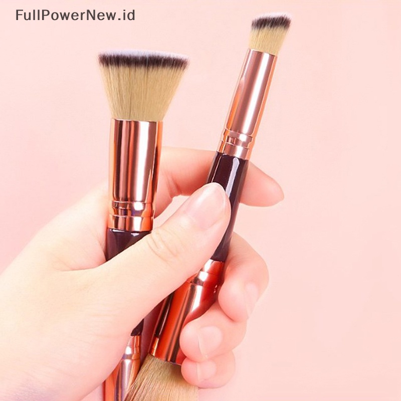 Power 1Pcs Double-Ended Makeup Brush Foundation Concealer Brush Alat Kecantikan ID