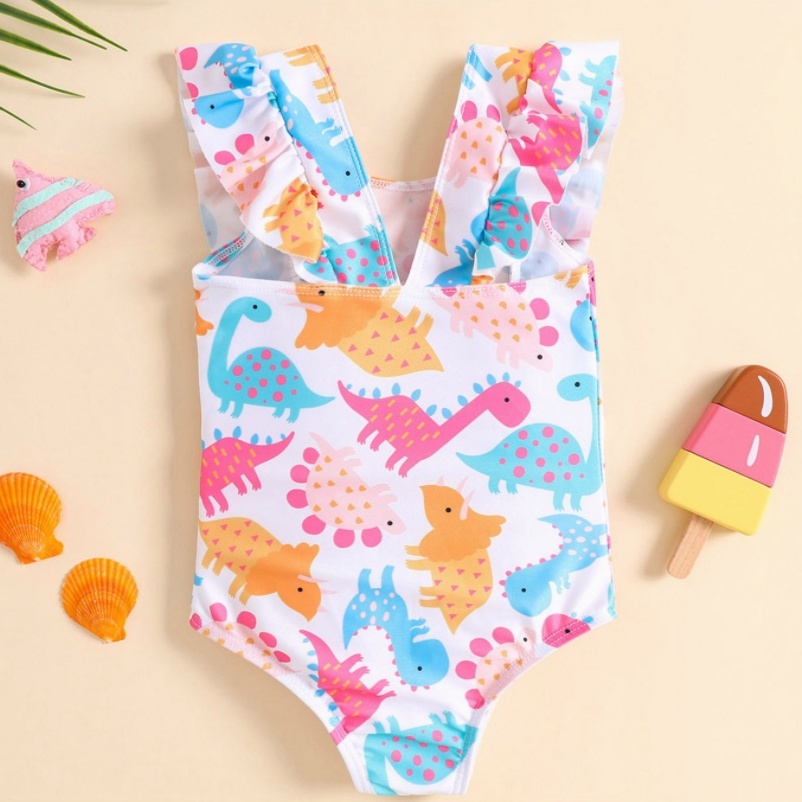 GY74RV baju renang anak perempuan baju renang anak Flamingo baju renang anak lucu pola semangka baju