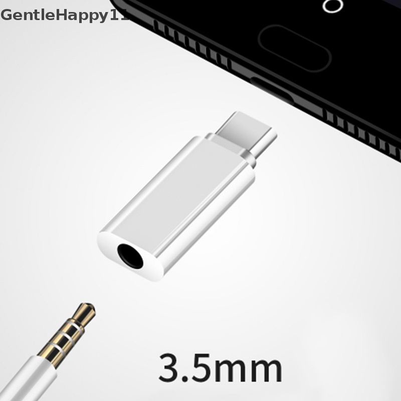 Gentlehappy Mini Type-C To 3.5mm AUX Jack Earphone USB-C Headphone Audio Adapter Converter id