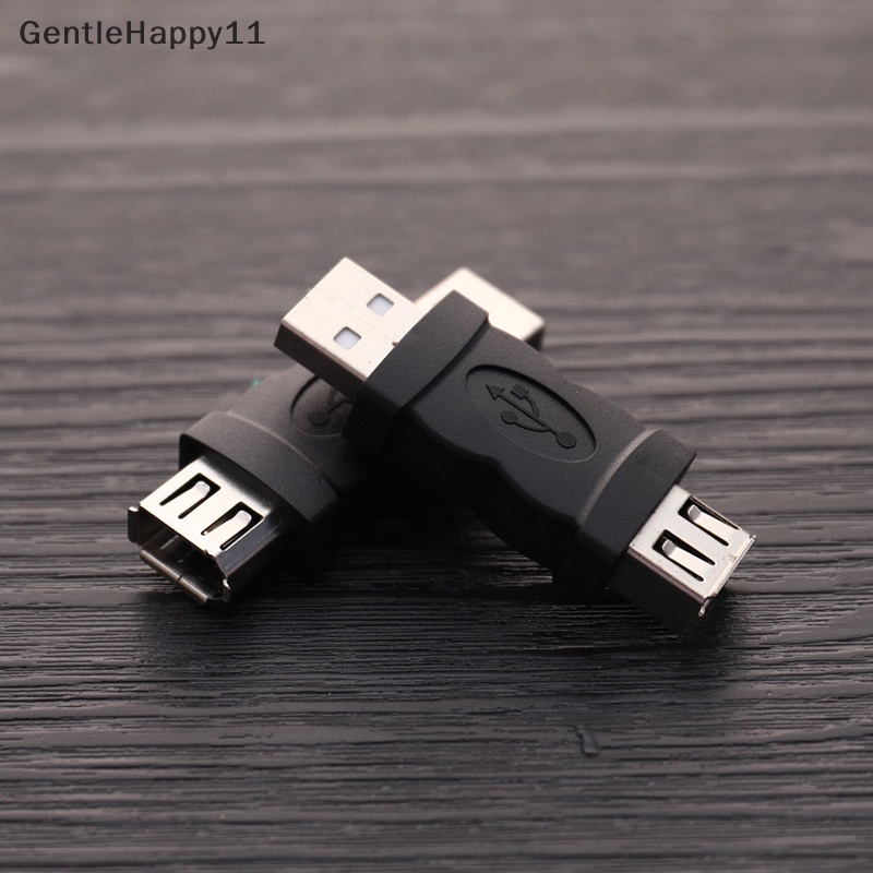 Gentlehappy New Portable Firewire Ieee1394 6P Pin Female to USB Male Adapter Convertor id